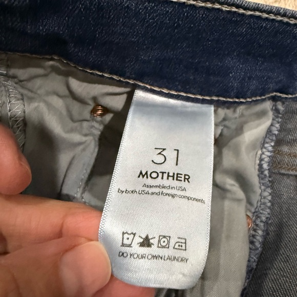 MOTHER Denim Insider Crop Step Fray in Turn of the Tide size 31 - Picture 5 of 10